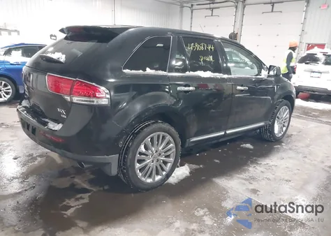 2011 Lincoln Mkx z USA, uszkodzony, nr VIN 2LMDJ8JK7BBJ04466